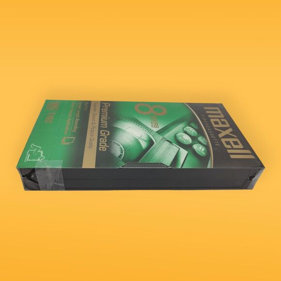 NEW Maxell Premium Grade VHS T160 (4 Videocassettes) + 1 Magnavox T120 Extra HG - Picture 7 of 13